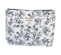 Floral Gesteppte Vintage-Make-up-Tasche, großer Kulturbeutel-Organizer for Frauen (Stil 2) (Stil 2)