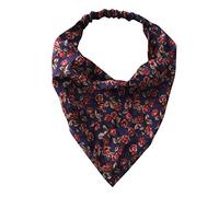 Floral Head Kerchief Headband Chiffon Hair Bandanas,1PCS Elastic Hair Band Scrunchies Boho Hair Scarf,Hairbands Cute Hair Scarves Turban Hair Accessories for Women Girls (b-B)