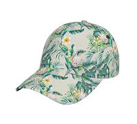 Floral Leaves Baseball Cap Dad Hat Trucker Hat Damen Herren Snapback Verstellbarer Modischer Trendiger Hip Hop Hut Low Profile