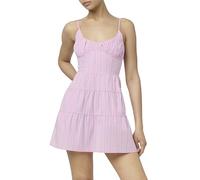 florence by mills Damen Villa Collection Poplin Tiered Dress Kleid, Offset-Streifen, Mittel