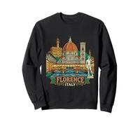 Florenz Italien Reise Souvenir Stadt Wahrzeichen Tourist Geschenk Sweatshirt