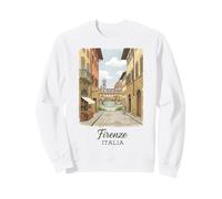 Florenz Stadt Illustration Italien Renaissance Art Sweatshirt