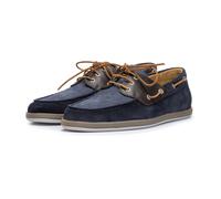 Floris van Bommel Bootsschuhe Herren Velours blau, 9