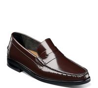 Florsheim Berkley Herren Flex Penny Loafer Slip On, Burgunder, 10.5 Wide