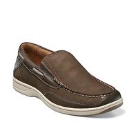 Florsheim Herren, Lakeside Slip-On, Brown Nubuck, 43 EU