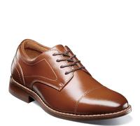Florsheim Jungen Rucci JR Cap Toe Oxford - Little Kid & Big Kid, Cognac, 10 Little Kid