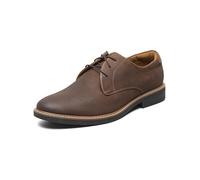 Florsheim Men's Herington Plain Toe Oxford, Braun Crazy Horse, 9.5 Wide
