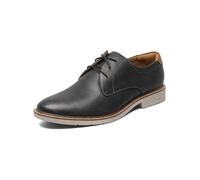 Florsheim Men's Herington Plain Toe Oxford, Schwarz (Black Crazy Horse), 43 EU