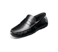 Florsheim Men's Lago Penny Driver Loafer, Black Milled, 45 EU