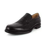 Florsheim Men's Midtown Moc Toe Slip-On Black Smooth Loafer 11.5 D (M)