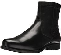 Florsheim Men's Midtown Plain Toe Zip Boot,Black Smooth Leather,US 10 D
