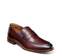 Florsheim Men's, Rucci MOX Toe Penny Loafer, Burgunder, 40.5 EU