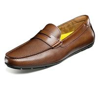 Florsheim Mirano Herren Moc Toe Penny Slip On, Cognac, 12 Wide