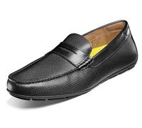 Florsheim Mirano Herren Moc Toe Penny Slip On, Schwarz, 12 Wide
