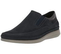 Florsheim Moc Toe Herren-Slipper mit Moc-Zehenpartie, Navy-Nubuk, 10