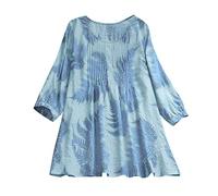 floryday Pullover Damen top Tunika Casual chic augenstern Mode Mero Tshirt only Tshirt Damen Oberteil Damen Tshirt Damen Langarm locker 4XL