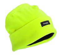 FLOSO Herren Hi Vis Thinsulate Thermo Fleece Wintermütze / Beanie HA406 (Einheitsgröße) (Neongelb)