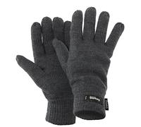 Floso Herren Thermo Strick-Handschuhe Thinsulate (Einheitsgröße) (Grau)