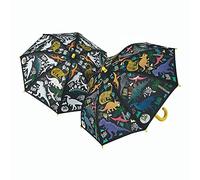 Floss & Rock Regenschirm mit Farbwechsel, Dino 43P6401 mehrfarbig S