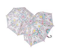 Floss & Rock Regenschirm mit Farbwechsel, Regenbogen-Einhorn, 43P6402, S, mehrfarbig