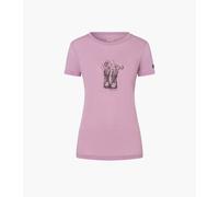 FLOWER BOOTS TEE Women mauve mist/canteen L