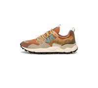 FLOWER MOUNTAIN Sneakers aus Veloursleder und technischem Gewebe, braun- 38