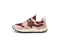 FLOWER MOUNTAIN Sneakers aus Veloursleder und technischem Gewebe, Hellrosa- 37