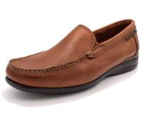 Fluchos Herren Orion Mokassin, Braunes Leder 000, 41 EU