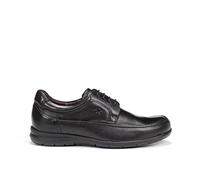 Fluchos Lederschuhe Luca – Herren Derbys, schwarz, Schnürsenkel – Größe 44