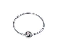 FLUFLO Armband Damen 925 Sterling Silber, Armbänder Moments Schlangen-Gliederarmband Armkette für Pandora Charm Anhänger, Valentinstag Muttertag Geburtstags Geschenk für Frauen Freundin Mama B01