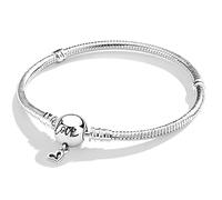 FLUFLO Armband Damen 925 Sterling Silber, Armbänder Moments Schlangen-Gliederarmband Armkette für Pandora Charm Anhänger, Valentinstag Muttertag Geburtstags Geschenk für Frauen Freundin Mama