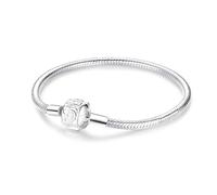 FLUFLO Armband Damen 925 Sterling Silber, Armbänder Moments Schlangen-Gliederarmband Armkette für Pandora Charm Anhänger, Valentinstag Muttertag Geburtstags Geschenk für Frauen Freundin Mama B01