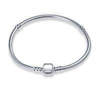 FLUFLO Armband Damen 925 Sterling Silber, Armbänder Moments Schlangen-Gliederarmband Armkette für Pandora Charm Anhänger, Valentinstag Muttertag Geburtstags Geschenk für Frauen Freundin Mama