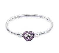 FLUFLO Armband Damen 925 Sterling Silber, Armbänder Moments Schlangen-Gliederarmband Armkette für Pandora Charm Anhänger, Valentinstag Muttertag Geburtstags Geschenk für Frauen Freundin Mama
