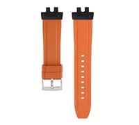 Fluorkautschuk-Uhrenarmband, kompatibel mit Casio GMW-B5000, GM-B2100, GMC-B2100, GMW B5000, GM B2100, One Size, Gummi, Kein Edelstein