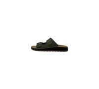 Fly Flot Slipper 781714C – 2 Schnallen, Leder, weiche Einlegesohle, Italien, T.Moro Gr. 42