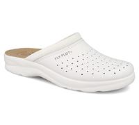 Fly Flot 82094 Herren Pantoletten Profi Sanitär Echtleder weiß, weiß, 42 EU