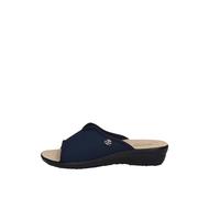 Fly Flot Atella, Damen elastischem Netz, offen, gepolsterte Einlegesohle aus Leder Schiebe-Sandalen, blau, 38 EU