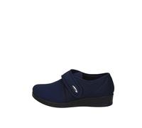 Fly Flot Bellona Damen-Hausschuhe aus elastischer Mikrofaser, mit verstellbarem Klettverschluss, stoßdämpfende Einlegesohle Sandale, blau, 36 EU