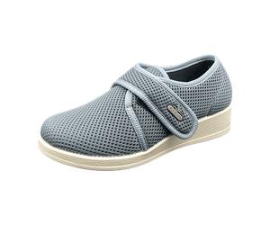 Fly Flot Bequeme Slipper für Damen, grau, Größe 40 EU