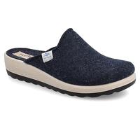 Fly Flot | Bio Style Woman, Hausschuhe für Damen aus Filz, Hausschuhe mit recyceltem Haustier-Obermaterial, Antishock Mikrofaser Einlegesohle, blau, 38 EU