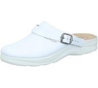Fly Flot Damen Ciabatta Donna Con Tomaia E Sottopelle in Pelle Liscia, Cinturino Regolabile, Sottopiede Antishock Schiebe-Sandalen