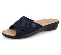 Fly Flot Damen Ciabatte Donna Aperte In Rete Elastica Traspirante Fresh, Sottopiede Imbottito In Pelle Schiebe-Sandalen, blau, 40 EU