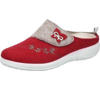 Fly Flot Damen-Hausschuhe-Pantoffel, Wechselfußbett, Filz, Klett, 2425 - Schuhgröße 39
