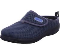 Fly Flot Damen Pantoffel Hausschuh Mesh breiter Klett 320308, Größe:37 EU, Farbe:Grau