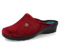 Fly Flot Damen Pantofole Donna In Tessuto Con Logo, Sottopiede Antishock Schiebe-Sandalen, Rand, 40 EU