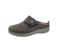 Fly Flot - Filzpantoffel mit Klett hellbraun - Gr. - 40