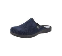 Fly Flot Herren Hausschuh Cord Pantoffel mit Leichter Piumatech Laufsohle 220092, Größe:46 EU, Farbe:Blau