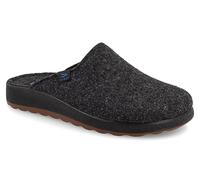 Fly Flot Herren Hausschuh Wollfilz Pantoffel mit Anti Shock Funktion 220082, Größe:47 EU, Farbe:Schwarz