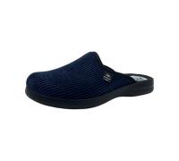 Fly Flot Herren Hausschuh Cord Pantoffel mit leichter Piumatech Laufsohle 220092, Größe:41 EU, Farbe:Blau